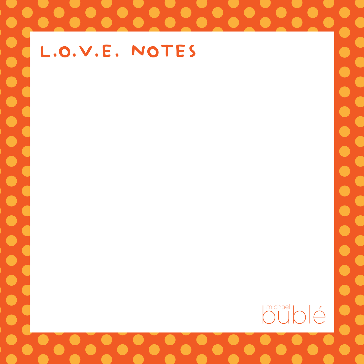Michael Bublé Post-It Bundle