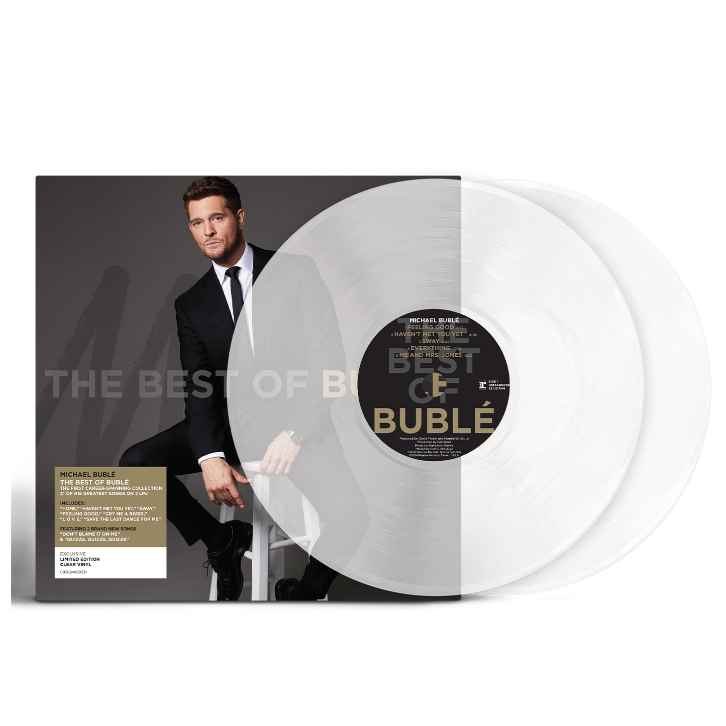 The Best of Bublé Clear Vinyl 2LP