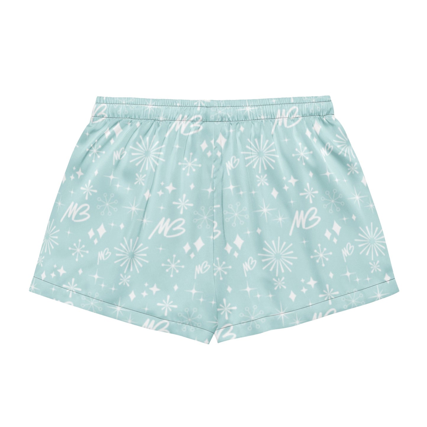 Women's Blue MB Pajama Top & Shorts Bundle