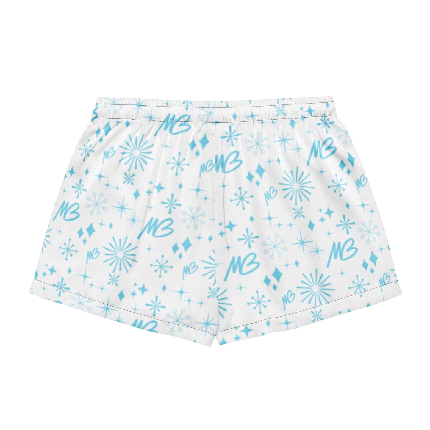 Women's White MB Pajama Top & Shorts Bundle