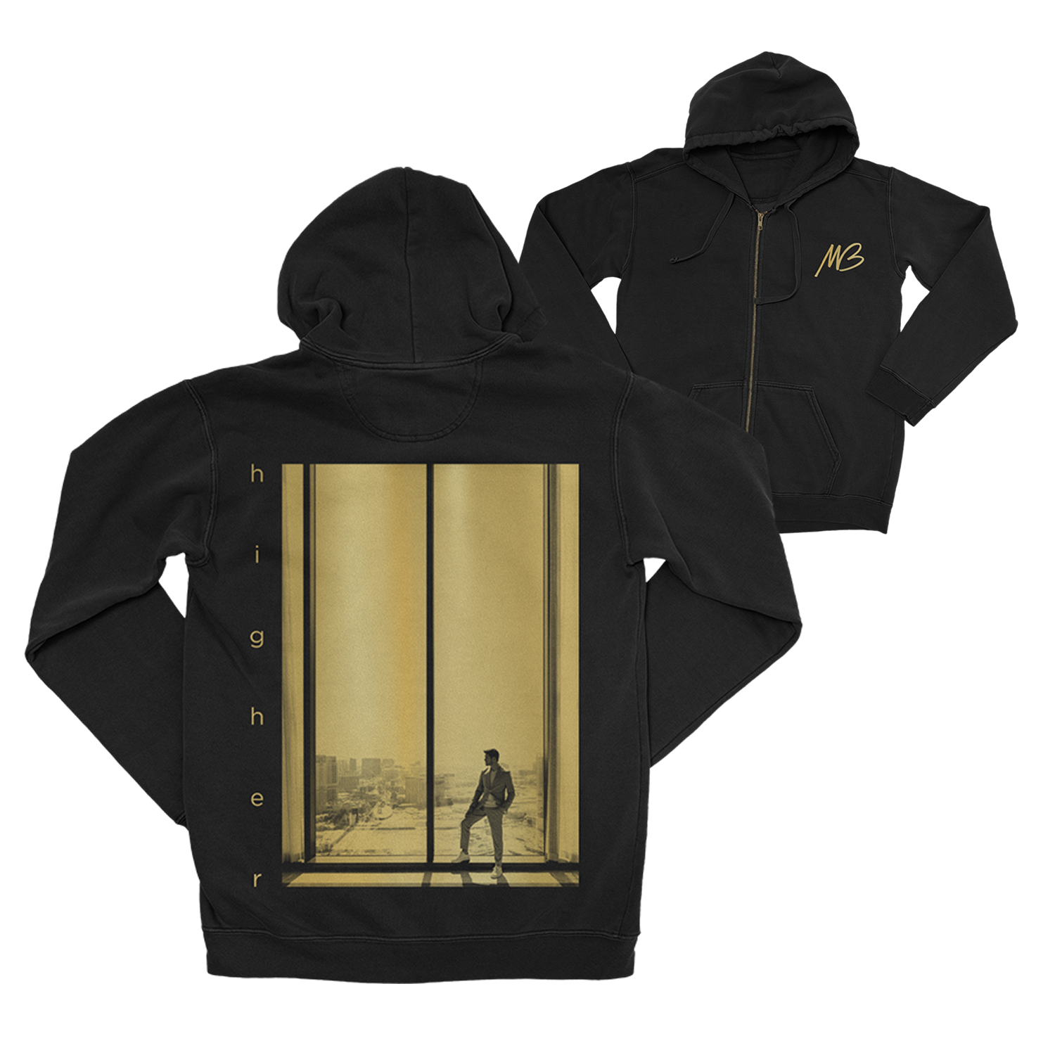 Higher Album Cover Hoodie