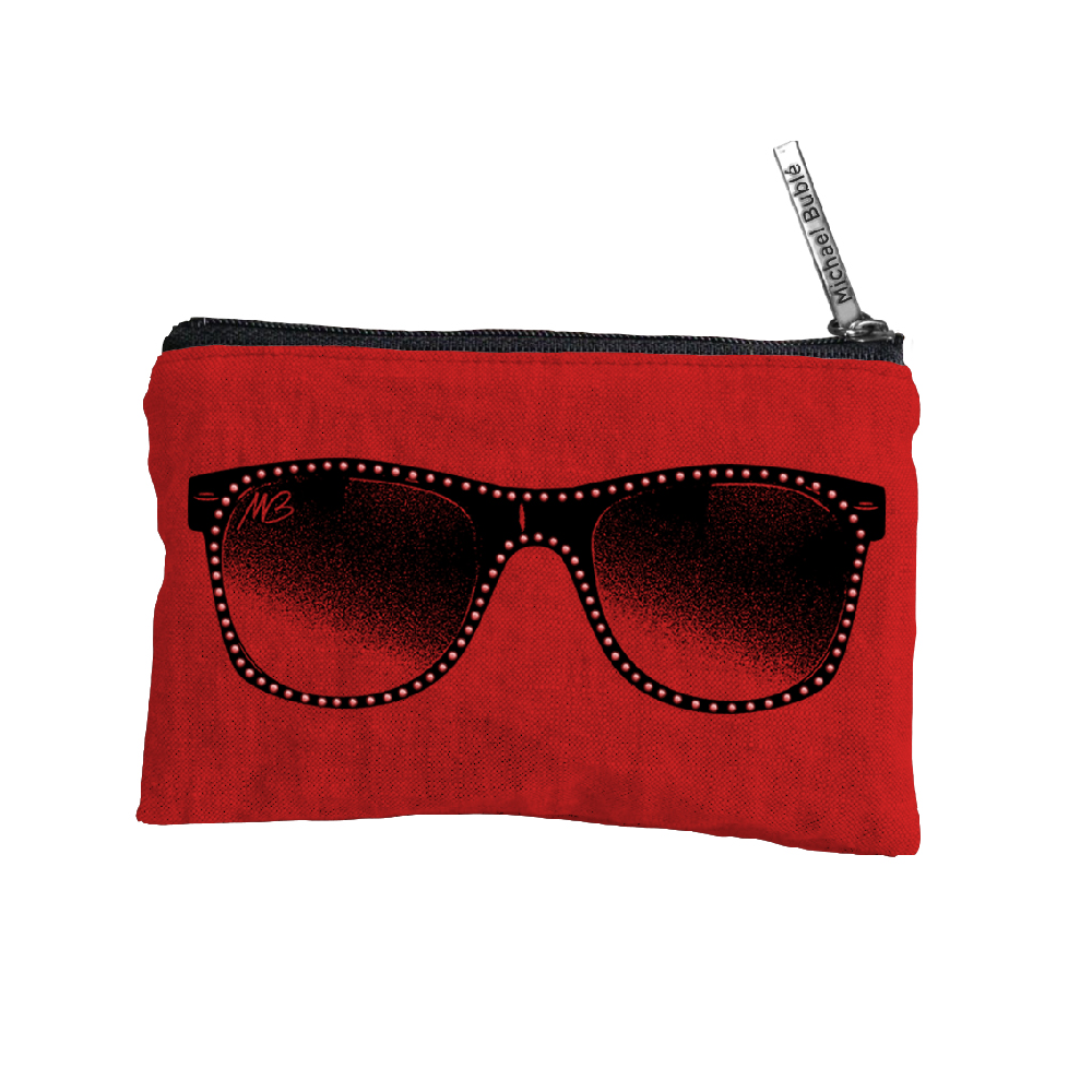 Rhinestone Sunglasses Cosmetic Bag