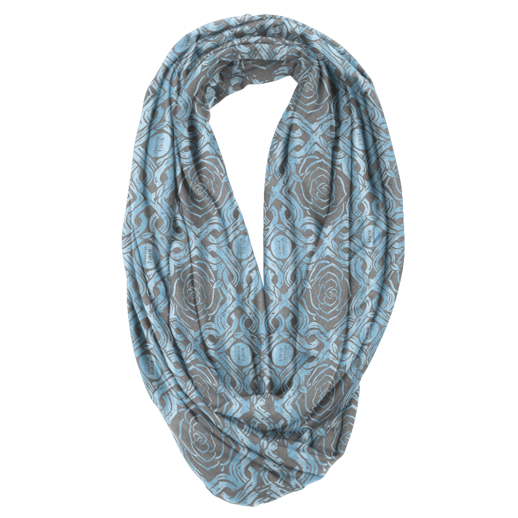 Weave Rose Infinity Scarf