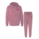 MB Heart Logo Embroidered Sweatsuit Set