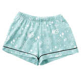 Women's Blue MB Pajama Top & Shorts Bundle