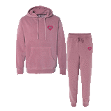 MB Heart Logo Embroidered Sweatsuit Set