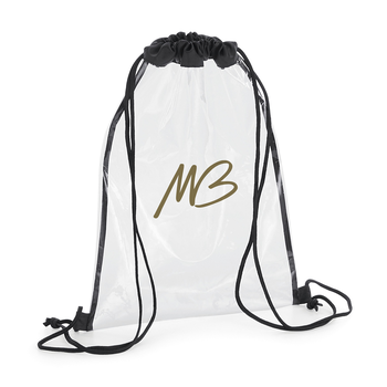 MB Clear Drawstring Bag